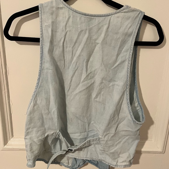 Free People Jean Vest - Picture 2 of 4